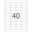 Etiketten PREMIUM Inkjet+Laser+Kopier 48,5x25,4mm auf A4 Bögen weiß permanent Herma 4474 (PACK=4000 STÜCK) Produktbild Additional View 2 S