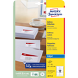 Adress-Etiketten Inkjet 99,1x42,3mm auf A4 Bögen weiß schnelltrocknend Zweckform J8177-25 (PACK=300 STÜCK) Produktbild Additional View 1 S