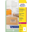 Versand-Etiketten Laser+Kopier 210x297mm auf A4 Bögen transparent Zweckform L7567-25 (PACK=25 STÜCK) Produktbild Additional View 1 S