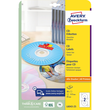 CD-Etiketten Inkjet+Laser+Kopier 117mm ø auf A4 Bögen weiß Zweckform L6043-25 (PACK=50 STÜCK) Produktbild Additional View 1 S