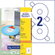 CD-Etiketten Inkjet+Laser+Kopier 117mm ø auf A4 Bögen weiß Zweckform L6043-25 (PACK=50 STÜCK) Produktbild