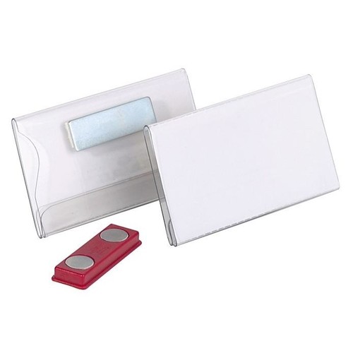 Namensschild mit Magnet 40x75mm Durable 8116-19 (PACK=25 STÜCK) Produktbild Front View L