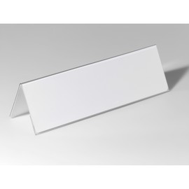 Tischnamensschild Dachform 105x297mm transparent Hartfolie Durable 8053-19 Produktbild