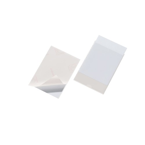 Selbstklebetaschen Pocketfix Innenmaß 105x148mm transparent Durable 8076-19 (PACK=10 STÜCK) Produktbild Front View L