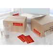Hinweis-Etiketten VORSICHT GLAS 119x38mm orange/schwarz Zweckform 3050 (BTL=10 STÜCK) Produktbild Additional View 2 S