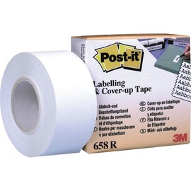 Korrekturband Post-it 25,4mm x 17,7m weiß Nachfüllrolle 3M 658R (ST=18 METER) Produktbild