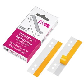 Abheftstreifen Heftfix 10,5cm transparent selbstklebend Veloflex 2002000 (PACK=50 STÜCK) Produktbild