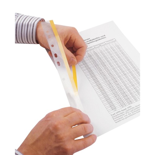Abheftstreifen Heftfix 29,2cm transparent selbstklebend Veloflex 2001000 (PACK=10 STÜCK) Produktbild Additional View 1 L