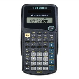 Schulrechner 10-stelliges Display 79x153x18mm Solarbetrieb Texas Instruments TI-30 ECO RS Produktbild