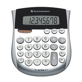 Taschenrechner 8-stelliges Display Solar-/Batteriebetrieb TI-1795 SV Produktbild