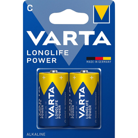 Batterien Longlife Power Baby C 1,5V 7800mAH Varta 4914 (PACK=2 STÜCK) Produktbild