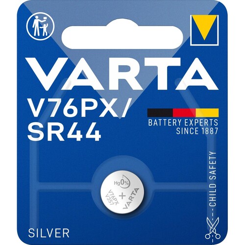 Batterie Photo Professional 1,5V 145mAh Varta V76PX Produktbild Front View L