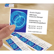 Visitenkarten Inkjet+Laser+Kopier A4 85x54mm 185g weiß beidseitig bedruckbar Microperforation Zweckform C32010-10 (PACK=100 STÜCK) Produktbild Additional View 3 S