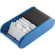 Visitenkartenbox Linear 136x240x67mm schwarz/blau Kunststoff Helit H6218093 Produktbild
