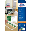 Visitenkarten Inkjet+Laser+Kopier 85x54mm 200g auf A4 Bögen weiß glatte Kanten Zweckform C32011-25 (PACK=250 STÜCK) Produktbild Additional View 1 S