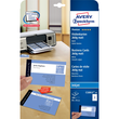 Visitenkarten Inkjet 85x54mm auf A4 Bögen 260g weiß matt beidseitig bedruck- bar glatte Kanten Zweckform C32015-25 (PACK=200 STÜCK) Produktbild Additional View 1 S