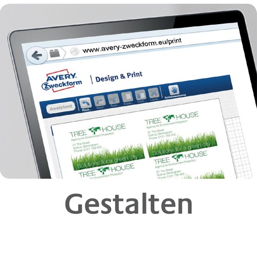 Visitenkarten Laser+Kopier 85x54mm auf A4 Bögen 220g weiß beidseitig bedruckbar glatte Kanten Zweckform C32016-10 (PACK=100 STÜCK) Produktbild Additional View 5 L