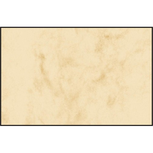 Visitenkarten Inkjet+Laser+Kopier 85x55mm 225g marmor beige glatte Kanten Sigel DP744 (PACK=100 STÜCK) Produktbild