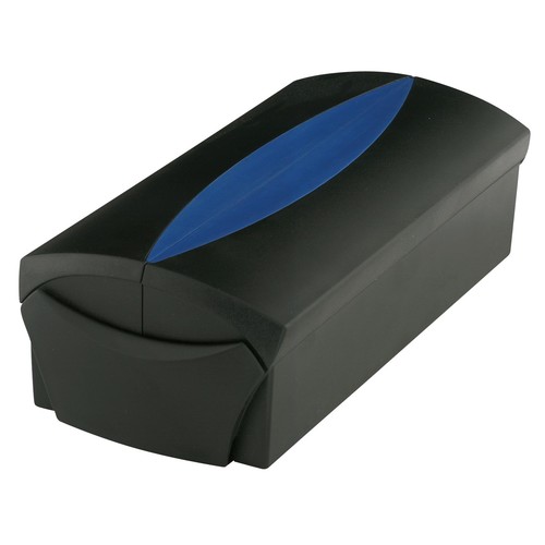 Visitenkartenbox Vip-Set 120x245x80mm für 500Karten schwarz/blau HAN 2000-34 Produktbild