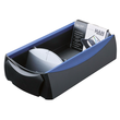Visitenkartenbox Vip-Set 120x245x80mm für 500Karten schwarz/blau HAN 2000-34 Produktbild Additional View 1 S