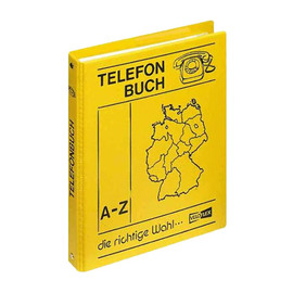 Telefonringbuch A5 4Ringe gelb PP Veloflex 5158000 Produktbild