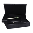 Dokumentenmappe mit Druckknopf A4 65mm schwarz Hartpappe Elba 400000985 Produktbild Additional View 1 S