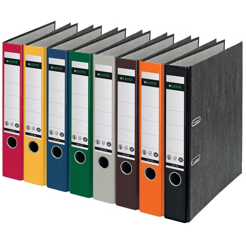 Ordner 1050 A4 50mm schwarz Pappe Leitz 1050-50-95 Produktbild Additional View 1 L