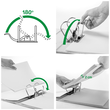 Ordner 1080 A4 80mm blau Pappe Leitz 1080-50-35 Produktbild Additional View 4 S