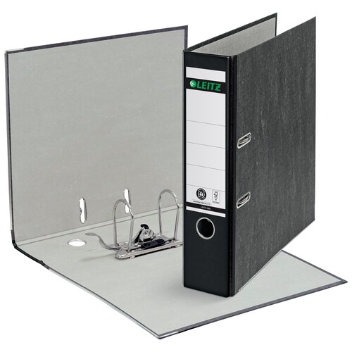 Ordner 1080 80mm Schwarz Pappe Leitz 1080 50 95 Kaufen Ordner Bei Liebl De