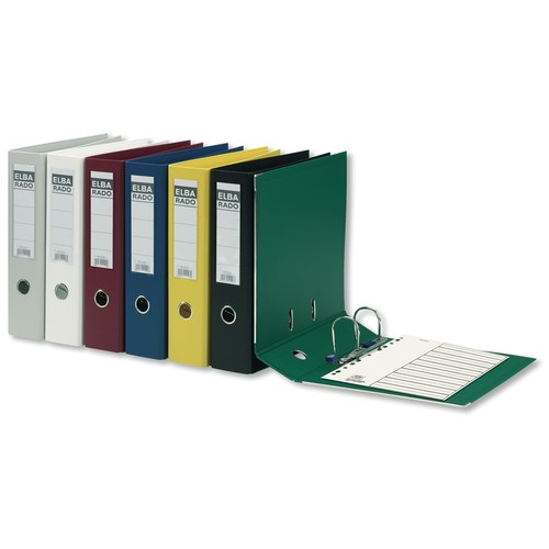Ordner Rado Plast A4 80mm blau Kunststoff Elba 100022626 Produktbild Additional View 1 L