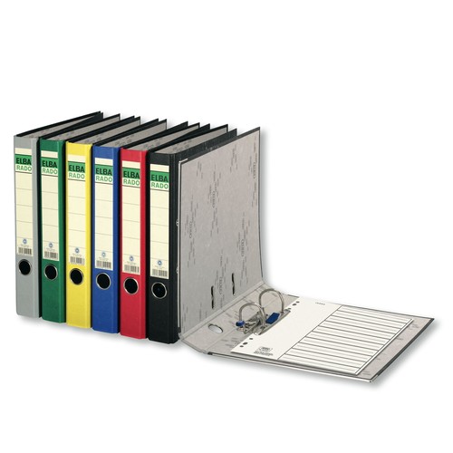 Ordner Rado A4 50mm blau Pappe Elba 100555308 Produktbild Additional View 1 L