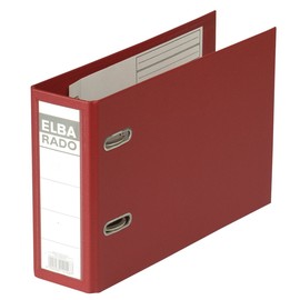 Ordner Rado Plast A5 quer 80mm rot Kunststoff Elba 100022637 Produktbild