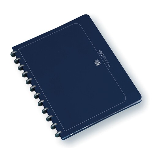 Ringmappe Oxford manageMe! vario-zipp A4 m. 25Hüllen dunkelblau PP erweiterbar 100205608 Produktbild Additional View 1 L