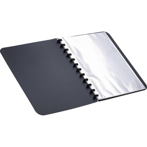 Ringmappe Oxford manageMe! vario-zipp A4 m. 25Hüllen anthrazit PP erweiterbar 100205607 Produktbild Additional View 3 L