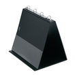 Tisch-Flip-Chart Aufstellringbuch mit 10 Hüllen A4 quer 4Ringe Ringe-Ø20mm schwarz PVC Veloflex 4101080 Produktbild