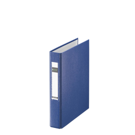 Ringbuch Standard A5 2Ringe Ringe-Ø25mm bis 250Blatt blau PP-Folie Leitz 4213-00-35 Produktbild