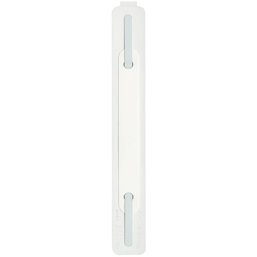 Heftstreifen selbstklebend mit Kunststoff-Deckschiene 20x150mm weiß PVC Leitz 1717-00-00 (PACK=10 STÜCK) Produktbild Front View L