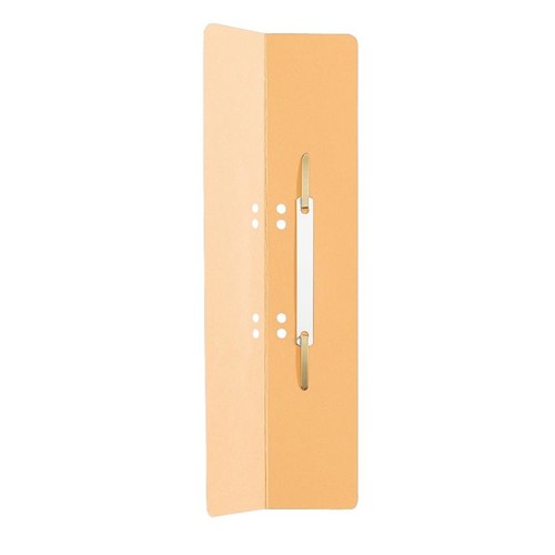Einhänge-Heftrücken ohne Heftfalz mit Kunststoff-Deckschiene 60x305mm chamois Karton Leitz 3720-00-11 (PACK=25 STÜCK) Produktbild Front View L