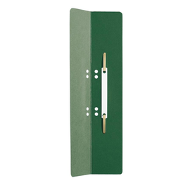Einhänge-Heftrücken ohne Heftfalz mit Kunststoff-Deckschiene 60x305mm grün Karton Leitz 3720-00-55 (PACK=25 STÜCK) Produktbild