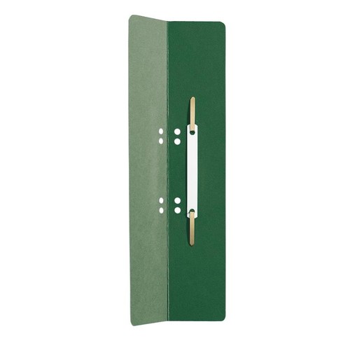 Einhänge-Heftrücken ohne Heftfalz mit Kunststoff-Deckschiene 60x305mm grün Karton Leitz 3720-00-55 (PACK=25 STÜCK) Produktbild Front View L
