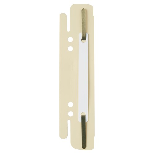 Einsteck-Heftstreifen für Hängemappen 35x158mm sand PVC Leitz 6130-00-12 (PACK=25 STÜCK) Produktbild Front View L