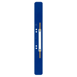 Einhänge-Heftstreifen lang mit Kunststoff-Deckschiene 35x310mm blau PP Leitz 3711-00-35 (PACK=25 STÜCK) Produktbild