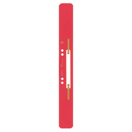 Einhänge-Heftstreifen lang mit Kunststoff-Deckschiene 35x310mm rot PP Leitz 3711-00-25 (PACK=25 STÜCK) Produktbild