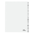 Register A-Z A4 230x297mm weiß Plastik Durable 6150-02 Produktbild