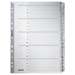 Register A-Z A4 225x297mm grau Karton Leitz 4328-00-00 Produktbild