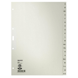 Register A-Z A4 225x300mm grau Papier Leitz 4300-00-85 Produktbild