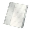 Register A-Z A4 238x297mm grau Plastik Leitz 1260-00-00 Produktbild