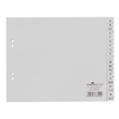 Register A-Z A4 halbe Höhe 230x180mm grau Plastik BestStandard 6500-10 Produktbild