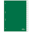 Register Blanko A4 mit Taben 230x297mm 15-teilg grün Plastik Durable 6222-05 Produktbild