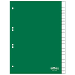 Register Blanko A4 mit Taben 230x297mm 25-teilig grün Plastik Durable 6224-05 Produktbild